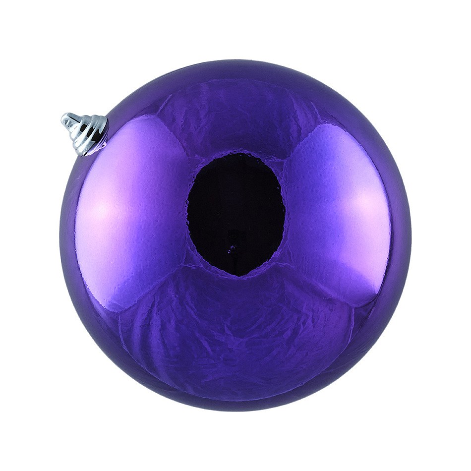 Plastová koule, prům. 20 cm, fialová, lesklá