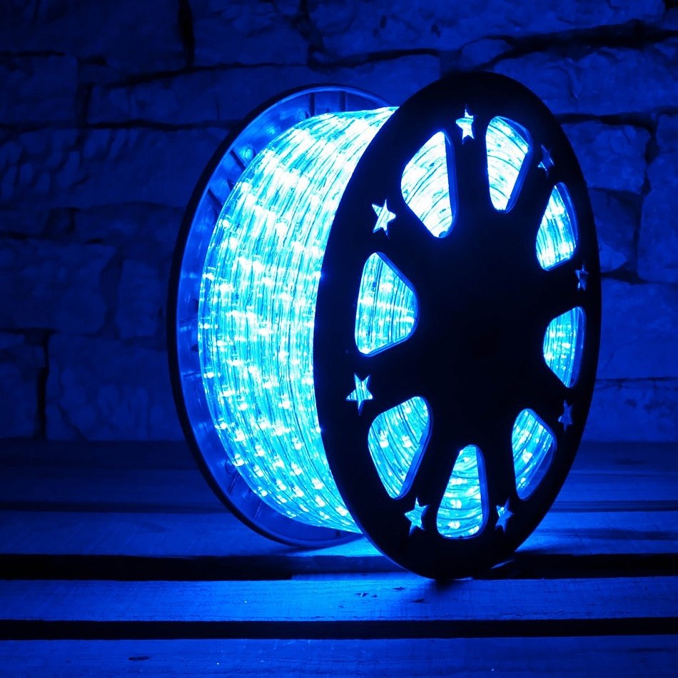 LED Schlauch - blau, 50m