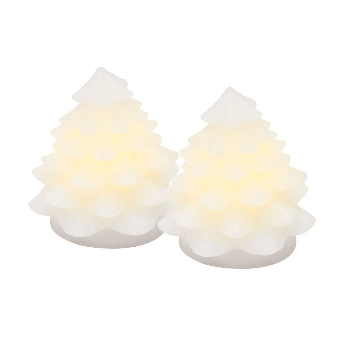 LED svítící stromeček Carla 7 cm, sada 2 kusy, matný