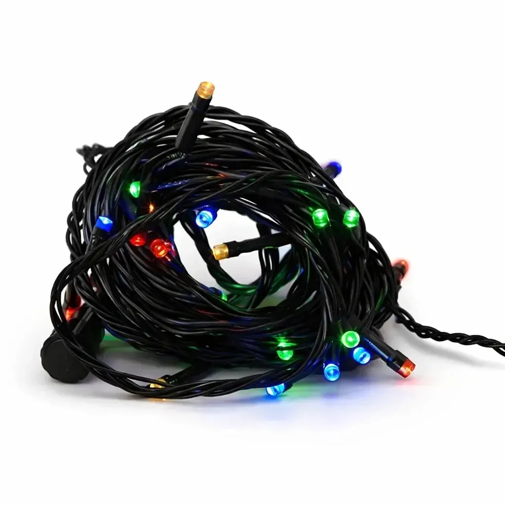 LED světelný řetěz Hobby Line, 4 m, barevný, 32 diod