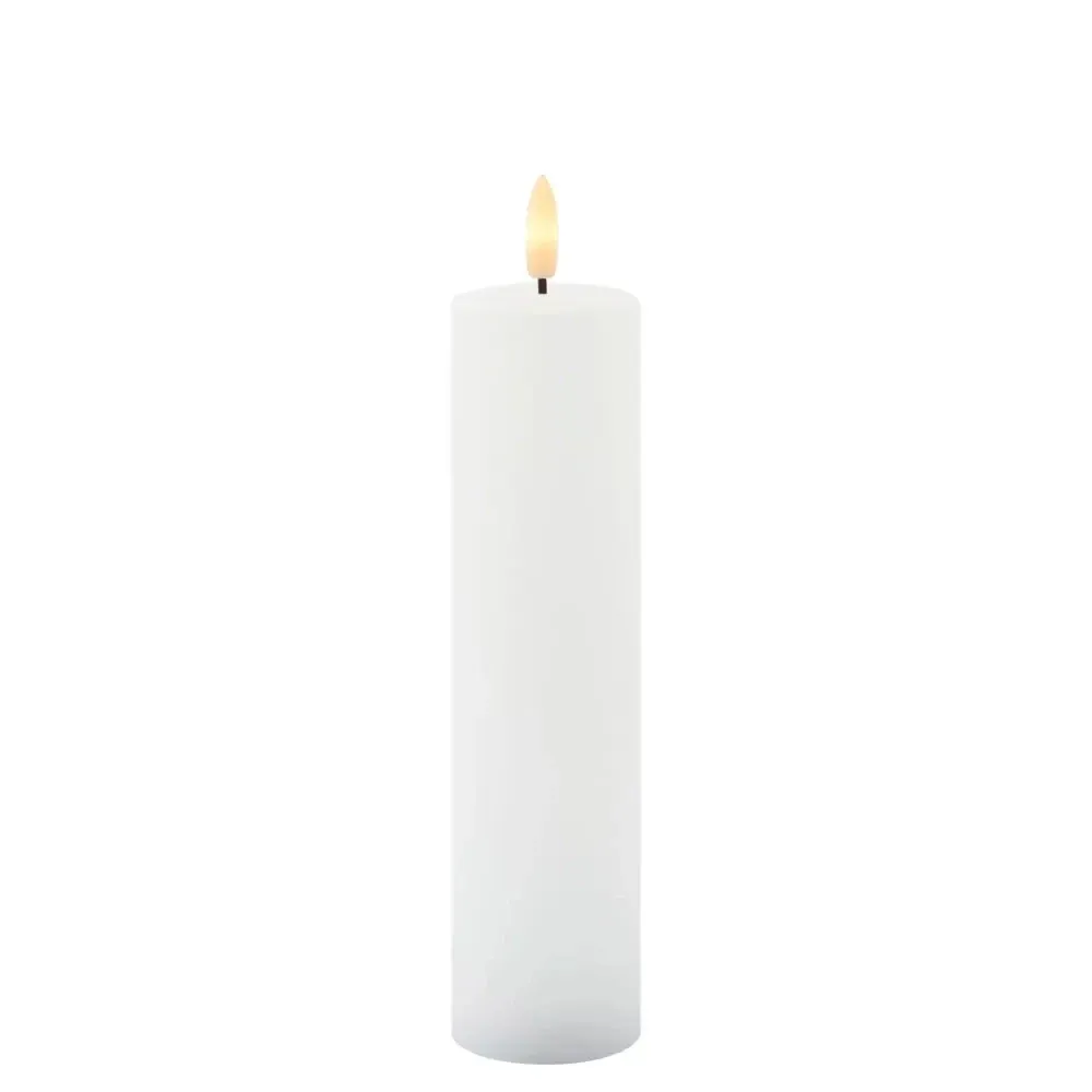 LED svíčka Sille, bílá, 25 cm