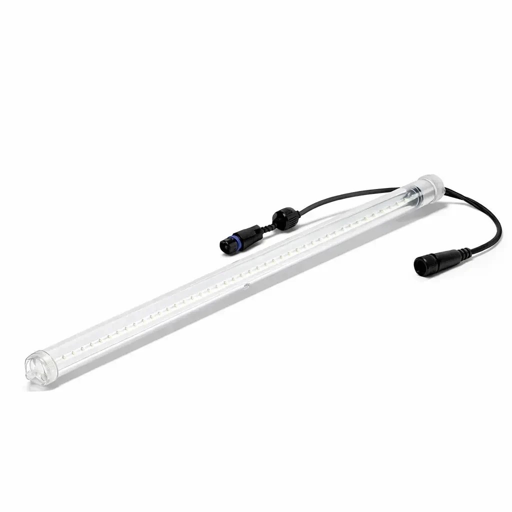 Easy Fix LED padající sníh 80 cm, ledově bílá 96 diod, černý kabel IP44, prodlužovací