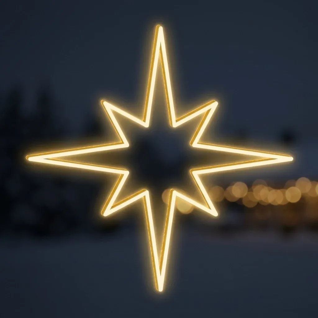 Easy Fix 2D LED star light, Ø 90 cm, warm white, hanging, aluminium