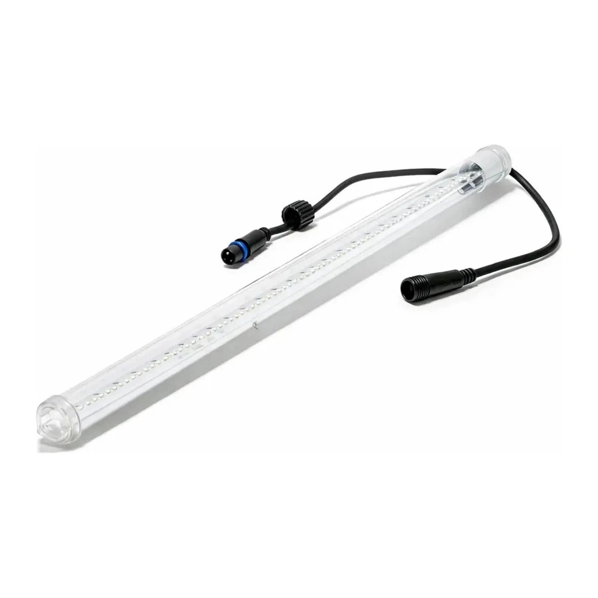 Easy Fix LED padající sníh 60 cm, ledově bílá, 144 diod, černý kabel, IP67, prodlužovací