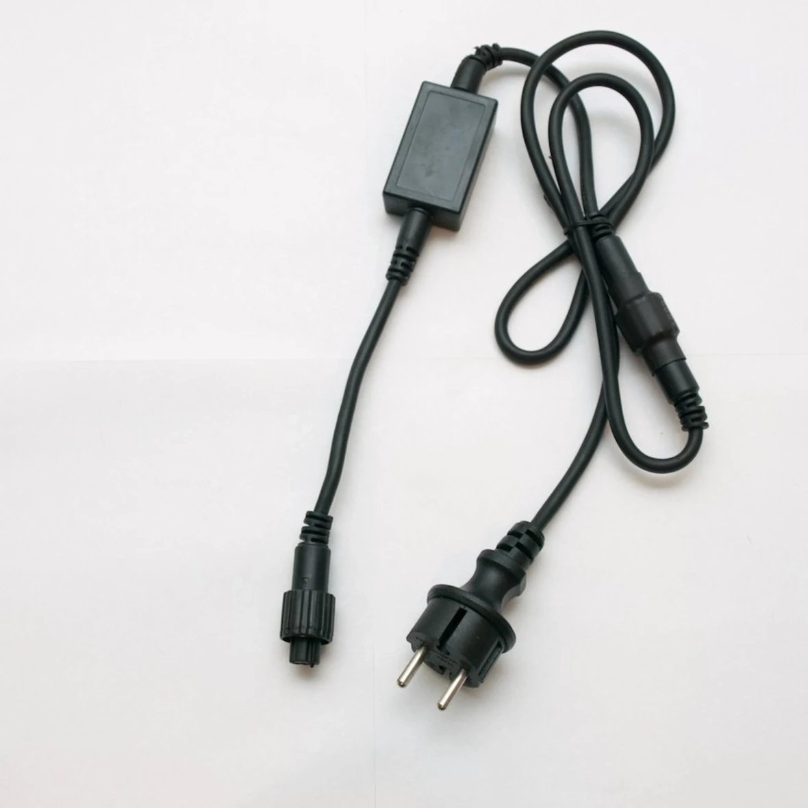 Easy Fix zdrojový kabel, exteriér, 2 m, oddělitelný ACDC, IP67, černý