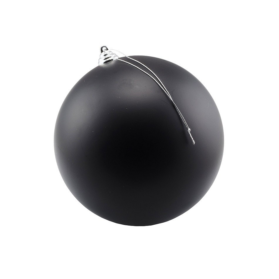 Plastová koule, prům. 30 cm, černá, matná