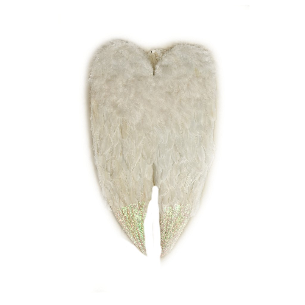 Andělská křídla na záda, 43 x 80 cm, bílá