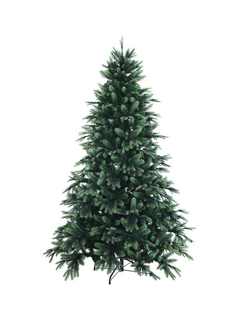 Umělý vánoční stromeček 210 cm, jedle Newada a 2D a 3D jehličím
