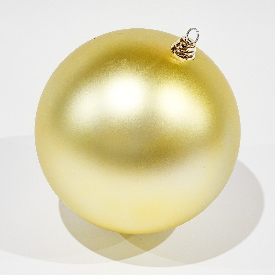 Plastová koule, prům. 30 cm, zlatá, matná