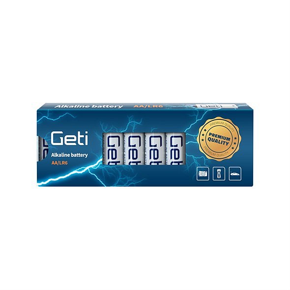 AAA-Bleistiftbatterien, 10 Stück, alkalisch