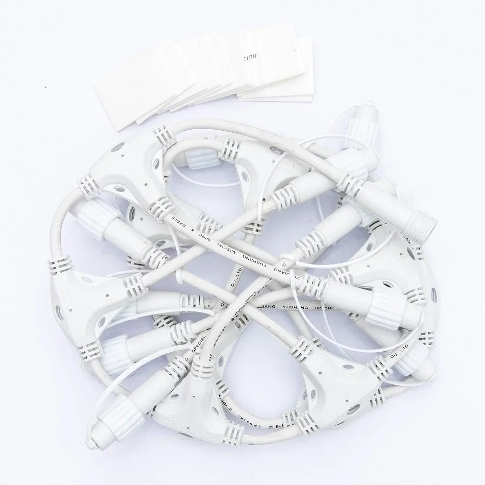Easy Fix T rozbočovač, 7 výstupů, bílý, IP67