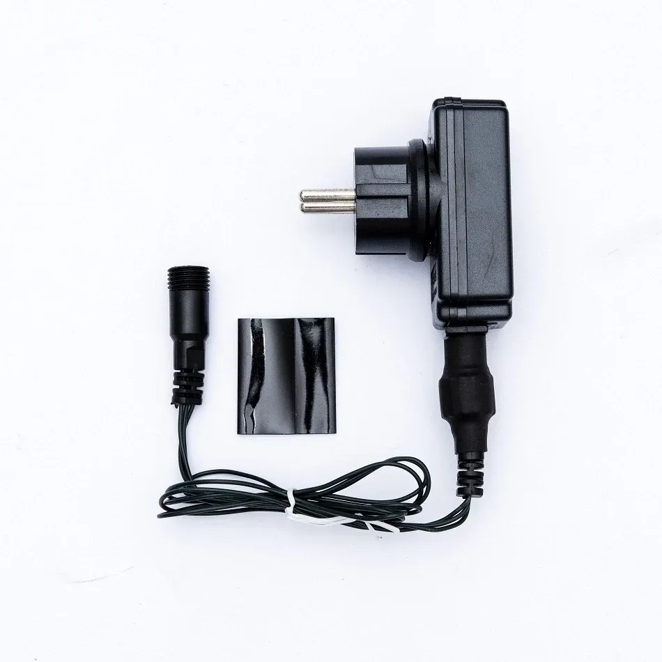 HOBBY LINE transformátor 30 V, černý kabel IP44 venkovní, animační program
