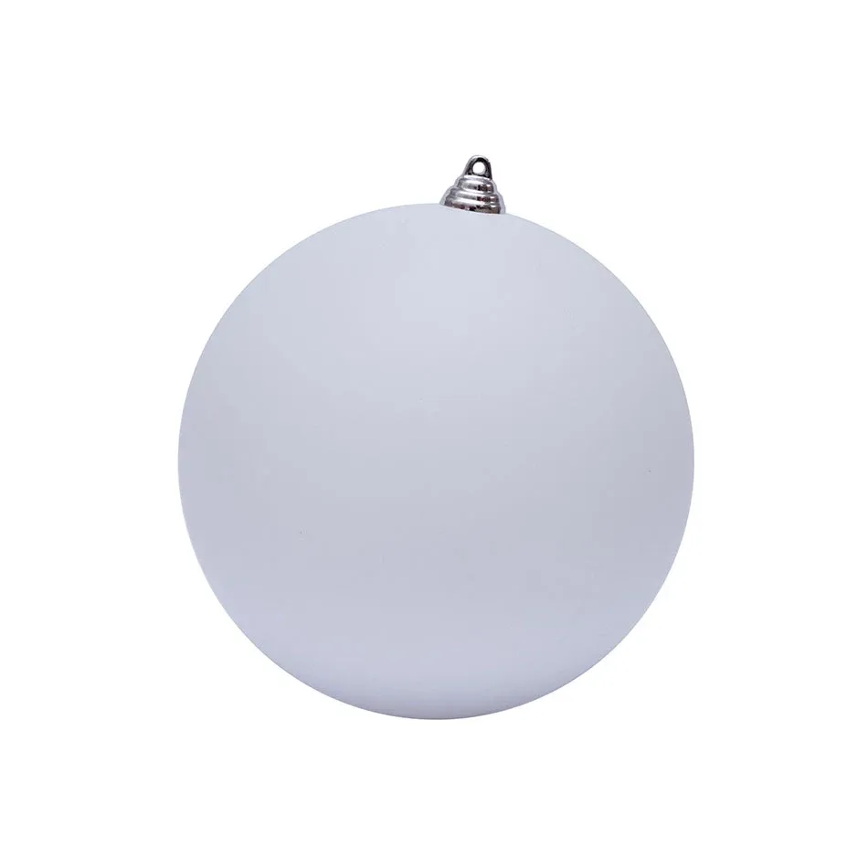Výroba - Plastová koule, prům. 20 cm, bílá, matná, v2