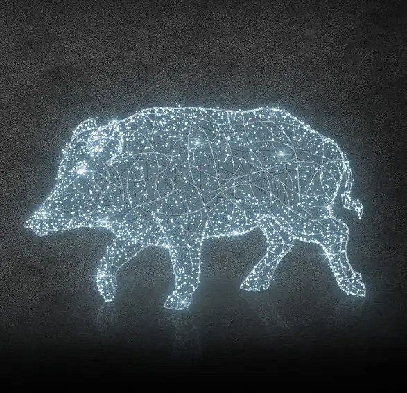 Eco Fix 3D LED světelné sele, 90 cm, ledově bílá, hliník