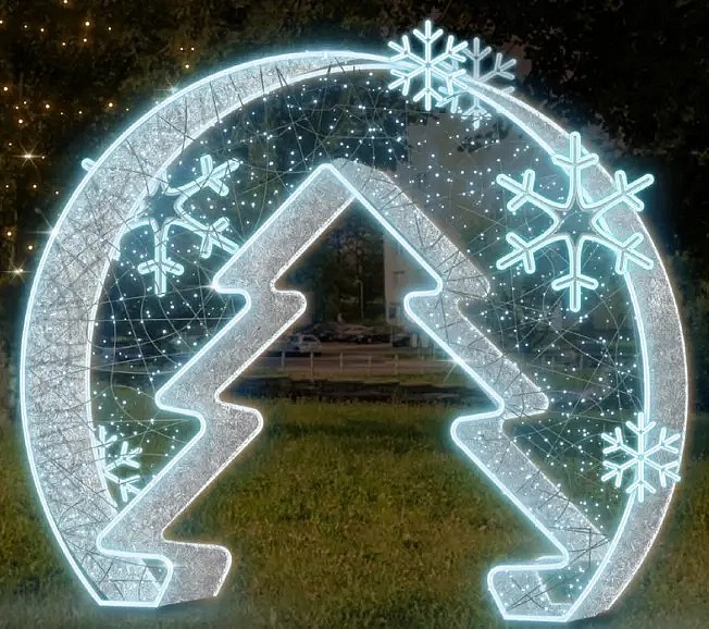 Eco Fix 2D LED světelný fotopoint, 275 cm, studená bílá s Flash, hliník