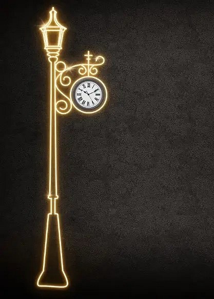 Eco Fix 2D LED světelná lampa, stojící, 3D tisk, hliník