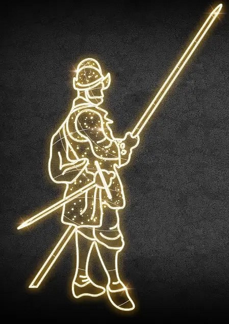 Eco Fix 2D LED světelná stráž, 165 × 265 cm, teple bílá, stojící, 3D tisk