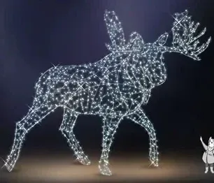 Eco Fix 3D LED světelný los 450 cm, 2FA, studená bílá s Flash, hliník