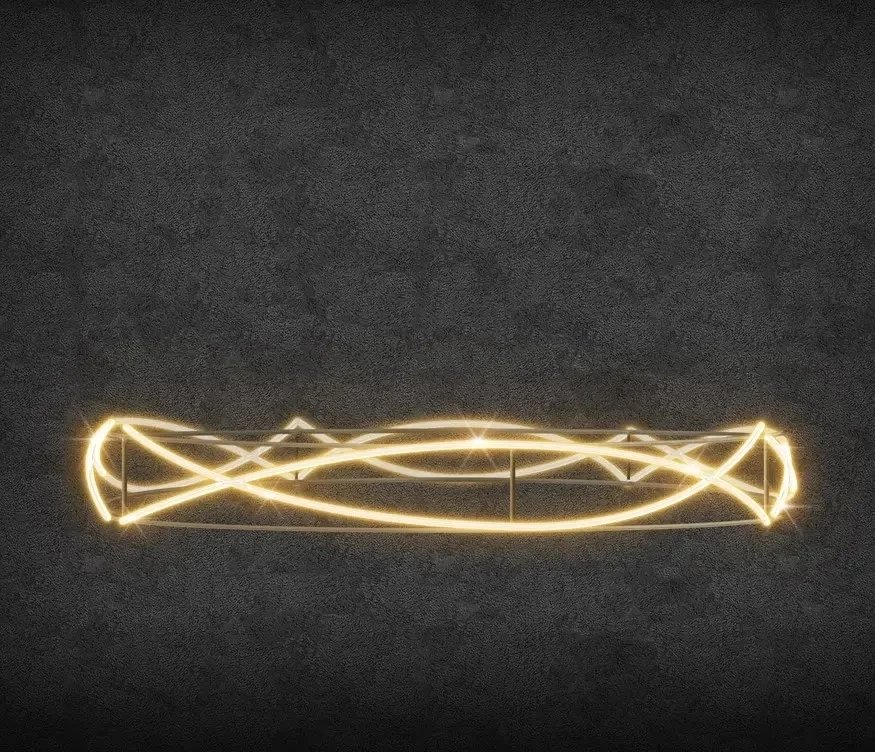 LED světelná ohrádka kolem stromu, 480 x 60 x 480 cm, teple bílá, 230V, 205 W, 39,2 kg, ze 4 dílů
