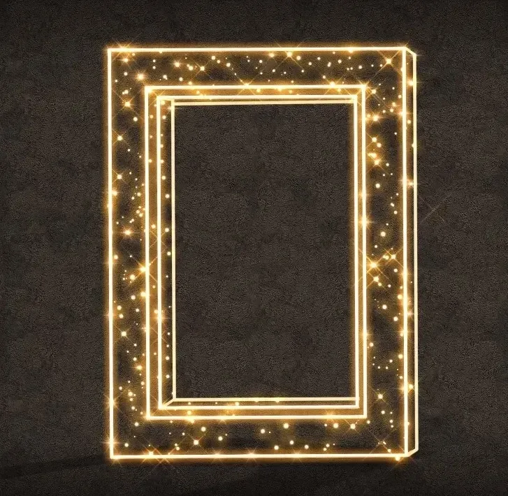3D LED světelné křeslo rám, 120 × 160 × 50 cm, teple bílá, 230 V, 28 kg, 1 díl