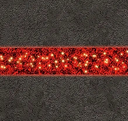 Easy Fix 2D LED světelná stuha k mašli DZX11192WS5, 300 × 100 cm, teple bílá, závěsná, červený koberec