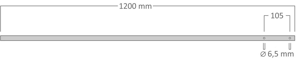 Držák špice na strom, 120 cm