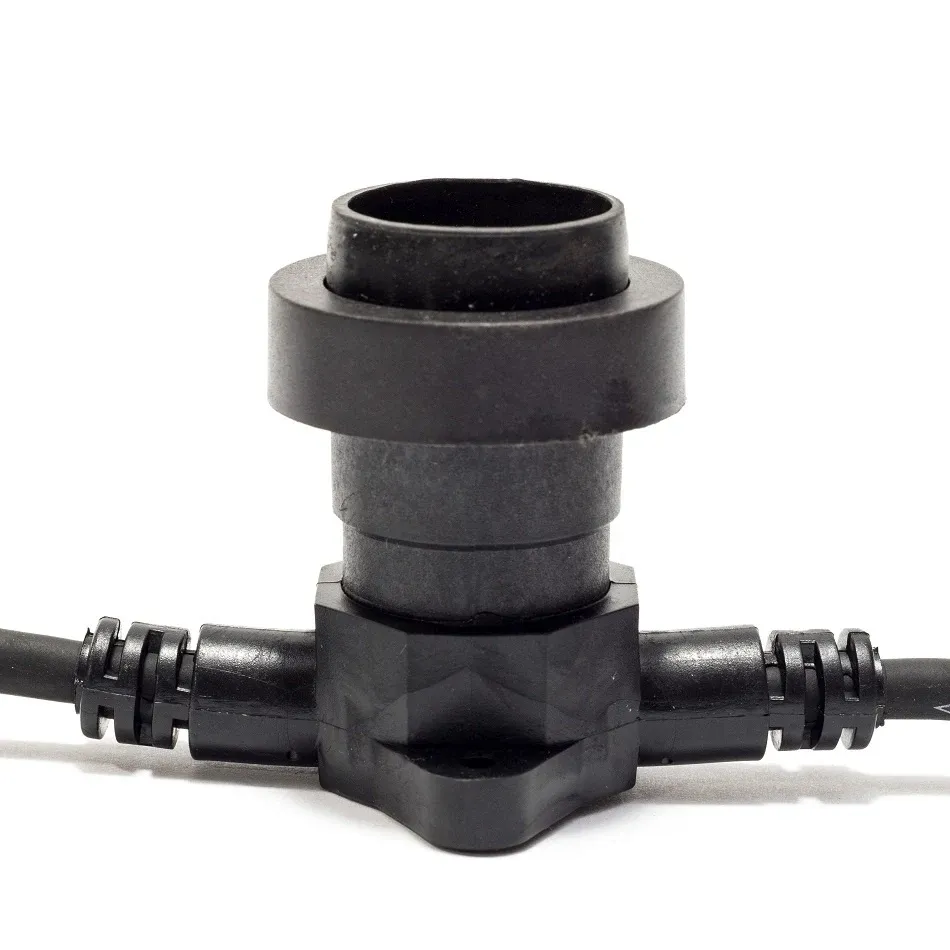Easy Fix objímka pro žárovky s paticí E27, 0,3 m, 1 objímka, IP67, černá barva