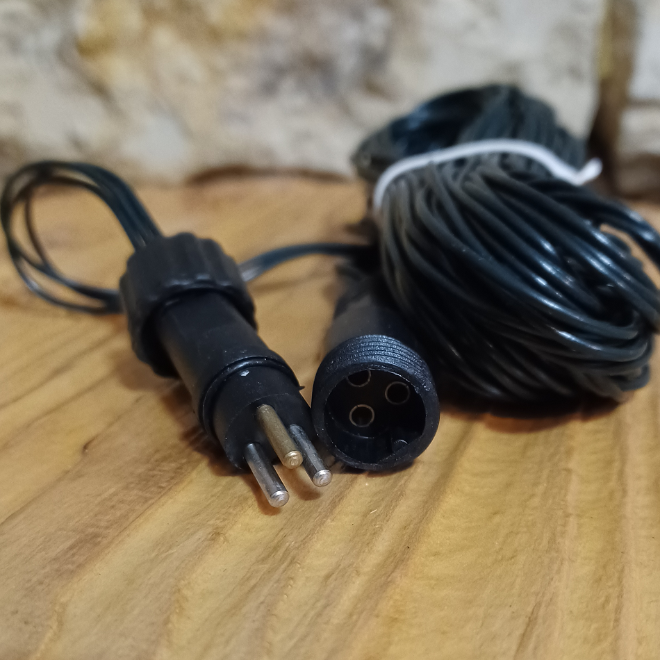 Prodlužovací kabel 3m Hobby line, zelený kabel