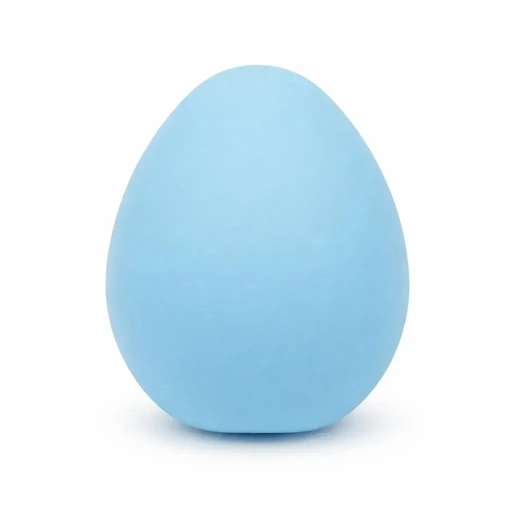 Velikonoční dekorace vajíčko, 20 cm, světle modré, plast, venkovní