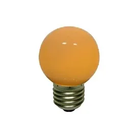 LED žárovka LBE, žlutá, 6 diod, patice E27, IP44