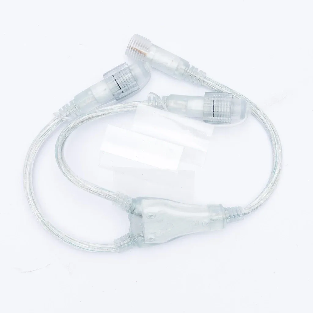 T-rozbočovač, 2 výstupy, transparentní IP44, pro s WFTR36W , WF206 a WF204