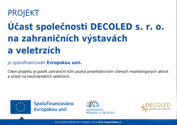 DECOLED na výstavě DECOLED na výstavě