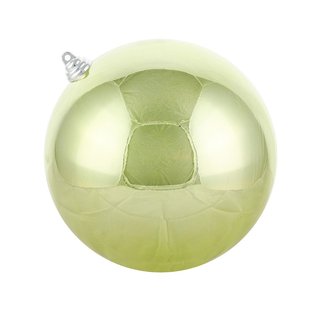 Plastová koule, prům. 20 cm, zelená, lesklá
