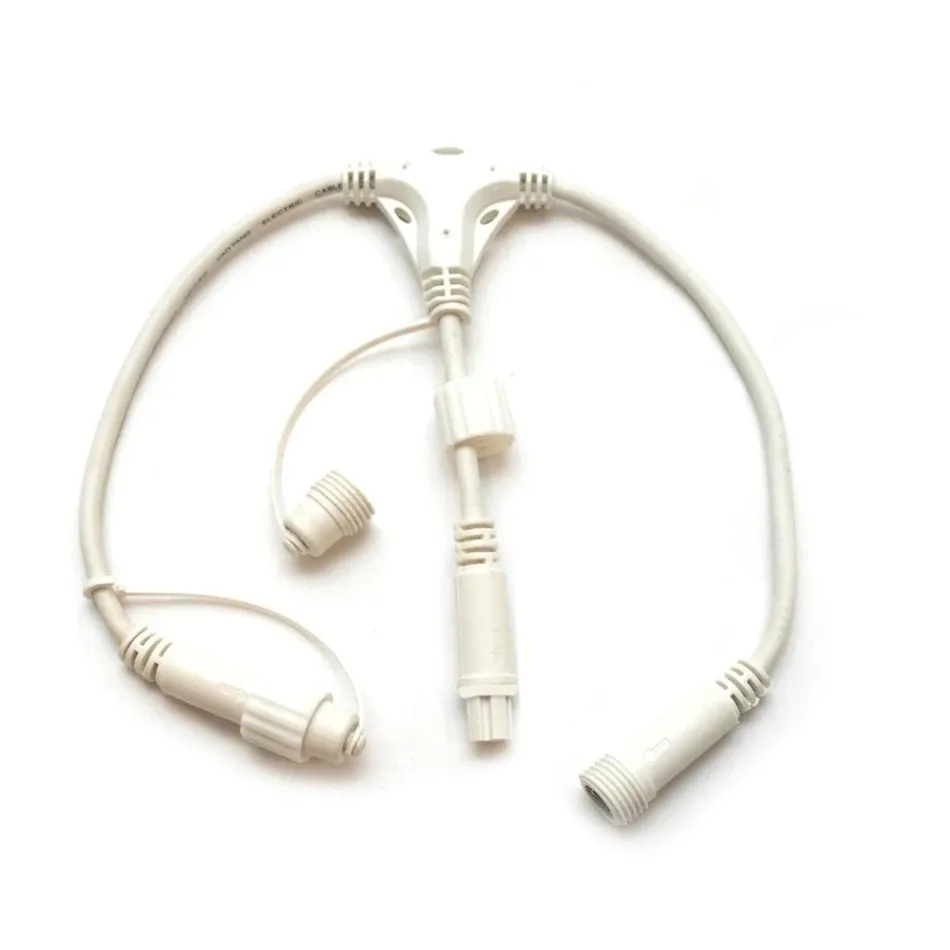 Easy Fix T rozbočovač, 2 výstupy, bílý, IP44