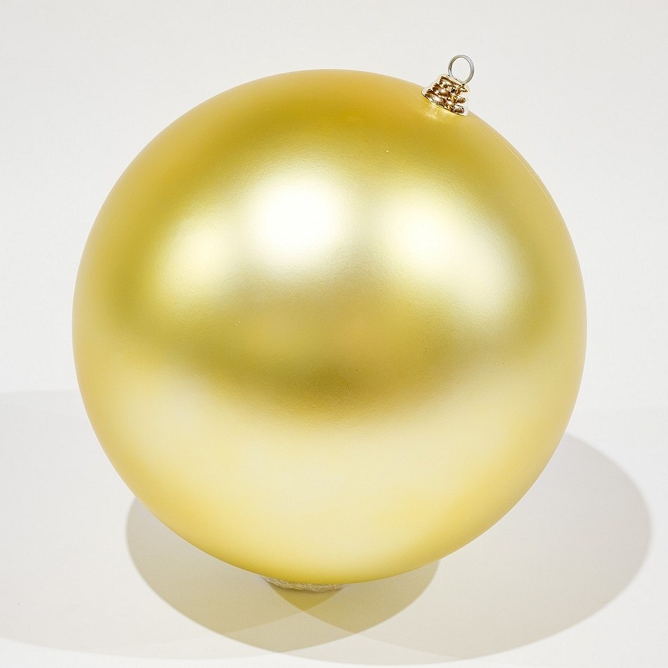 Plastová koule, prům. 40 cm, zlatá, matná