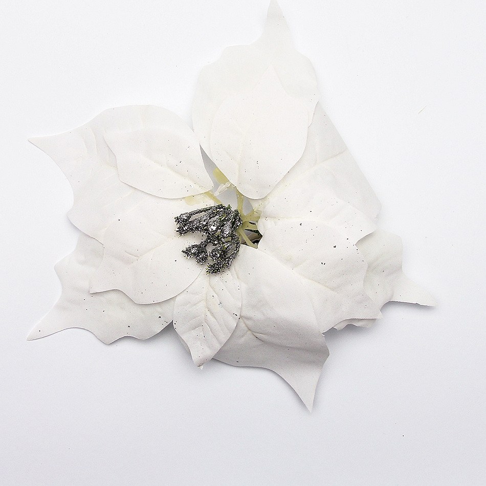 Umělá květina bílá, 23 cm